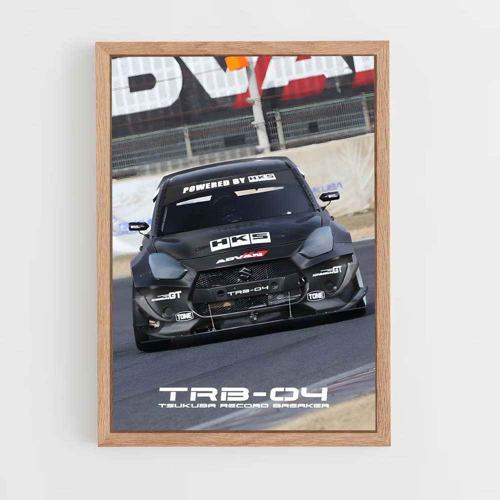 Poster Swift sport dynamique – affiche Suzuki (vue 4)
